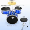 EASTAR EDS-180BE Mini Drum Set Blue