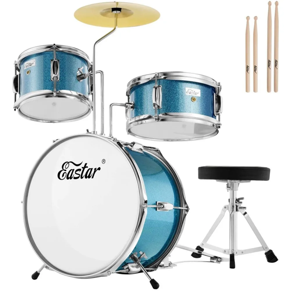 EASTAR EDS-180MSB Παιδικό Junior Mini Σετ Ντραμς Γαλάζιο
