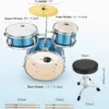 EASTAR EDS-180MSB Παιδικό Junior Mini Σετ Ντραμς Γαλάζιο