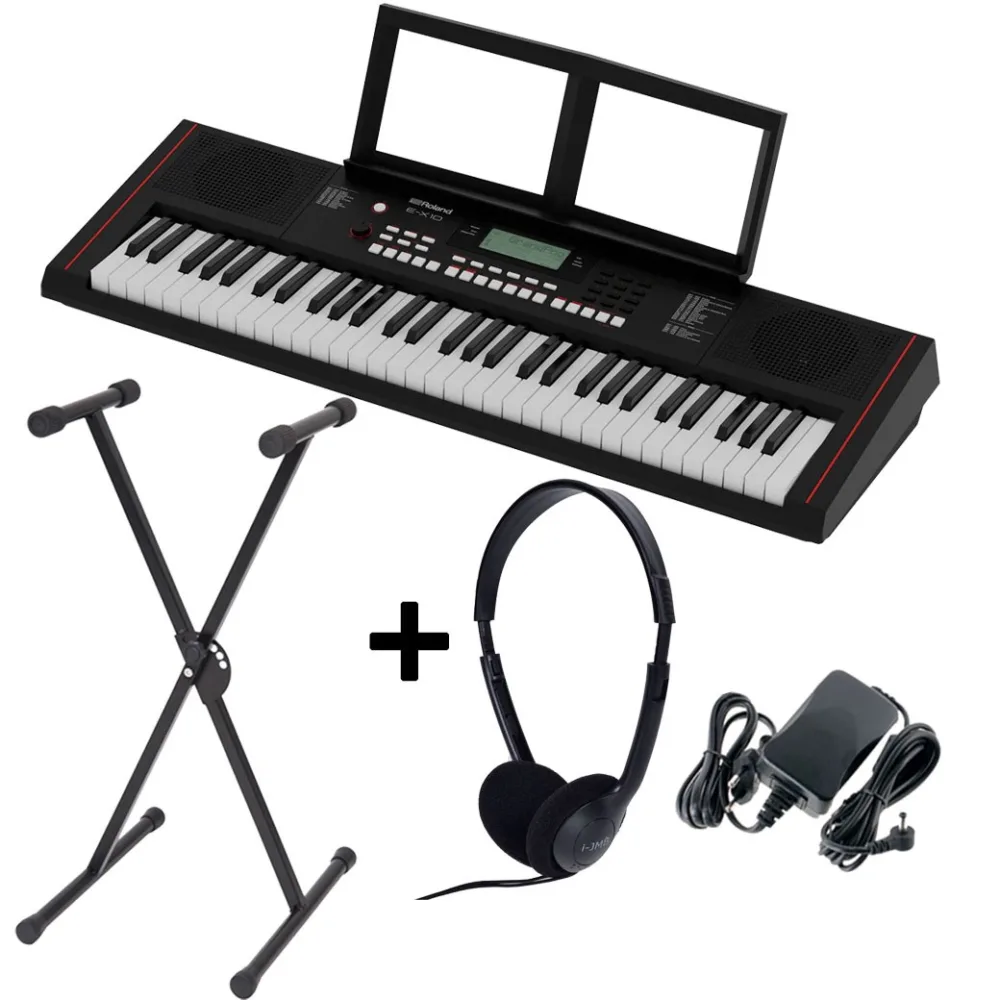 ROLAND E-X10 Σετ Αρμονίου με Βάση και Ακουστικά