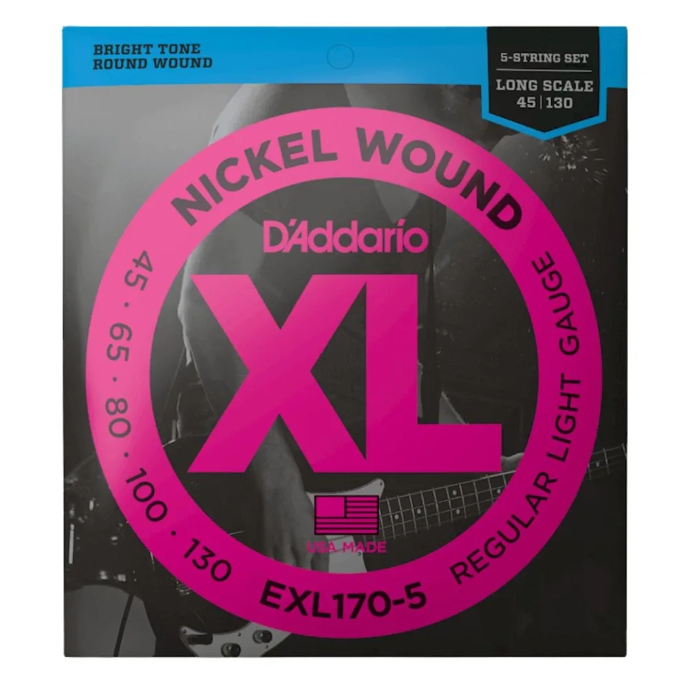 DADDARIO EXL170-5 REGULAR LIGHT Σετ 5χορδου Ηλεκτρικού Μπάσου