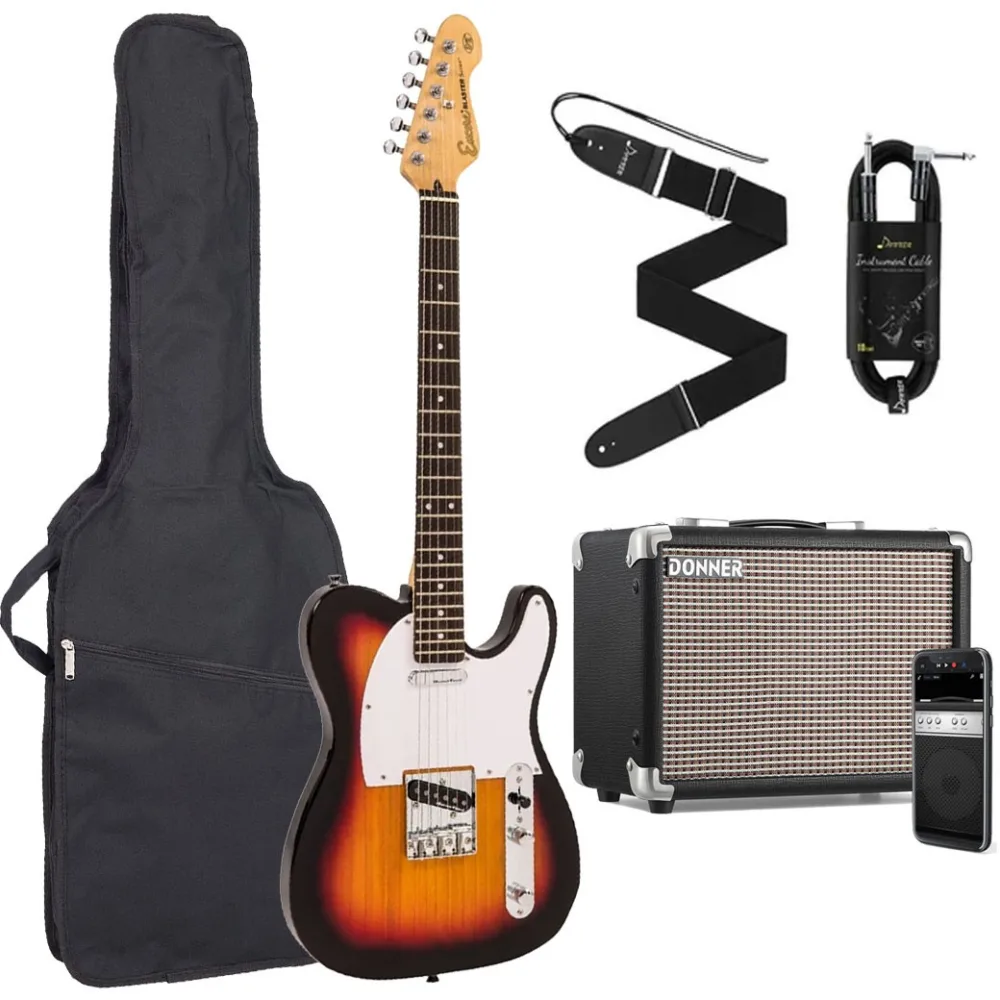 ENCORE E-E22SB Electric Guitar Set